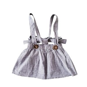 Lovey Lake Chambray Jumper Skirt